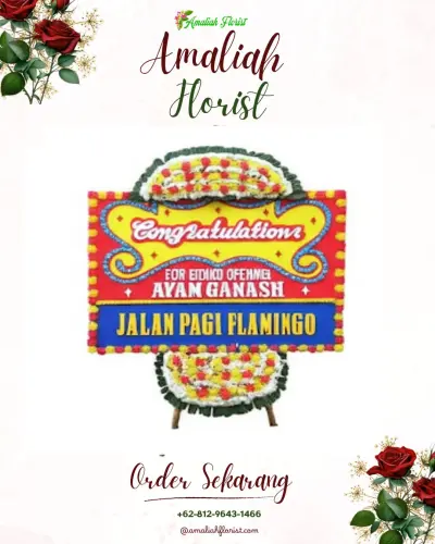 Bunga Papan Congratulation di Poncol